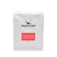Kawa Roastains Etiopia Super Freak - do ekspresów i kawiarek, kawa specialty, ziarnista 100% Arabica