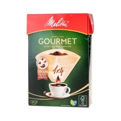 Melitta papierowe filtry do kawy Gourmet Aroma Zones 1x4 - brązowe - 80 sztuk