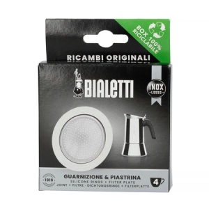 Uszczelka + sitko do kawiarek stalowych Bialetti 4TZ