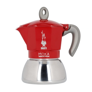Bialetti kawiarka New Moka Induction 4tz - czerwona