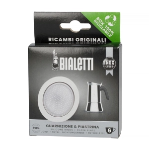 Uszczelka + sitko do kawiarek stalowych Bialetti 6TZ