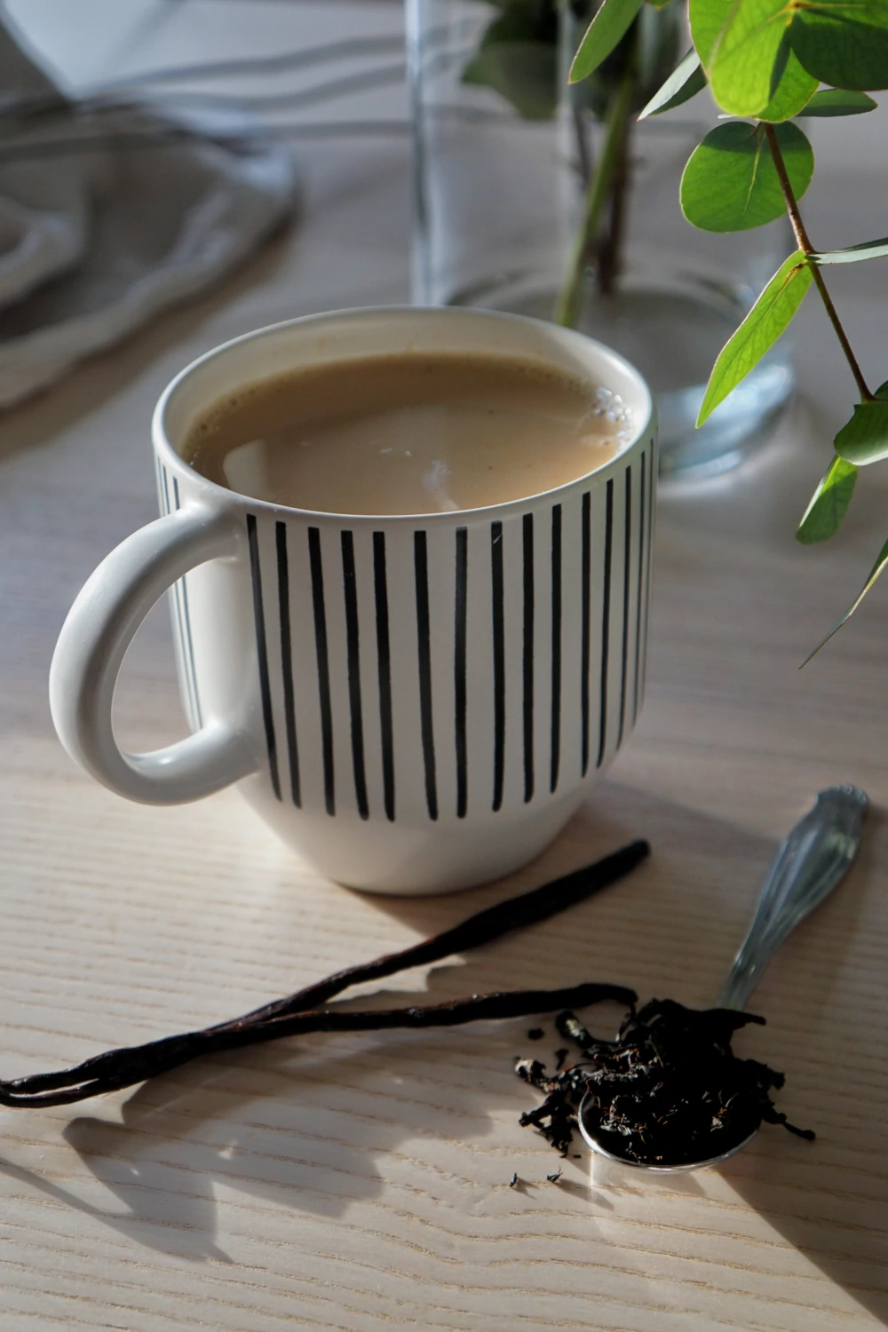herbata pijana była z głównymi składnikami takimi jak czarna herbata