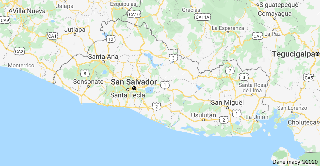Mapa Salwadoru